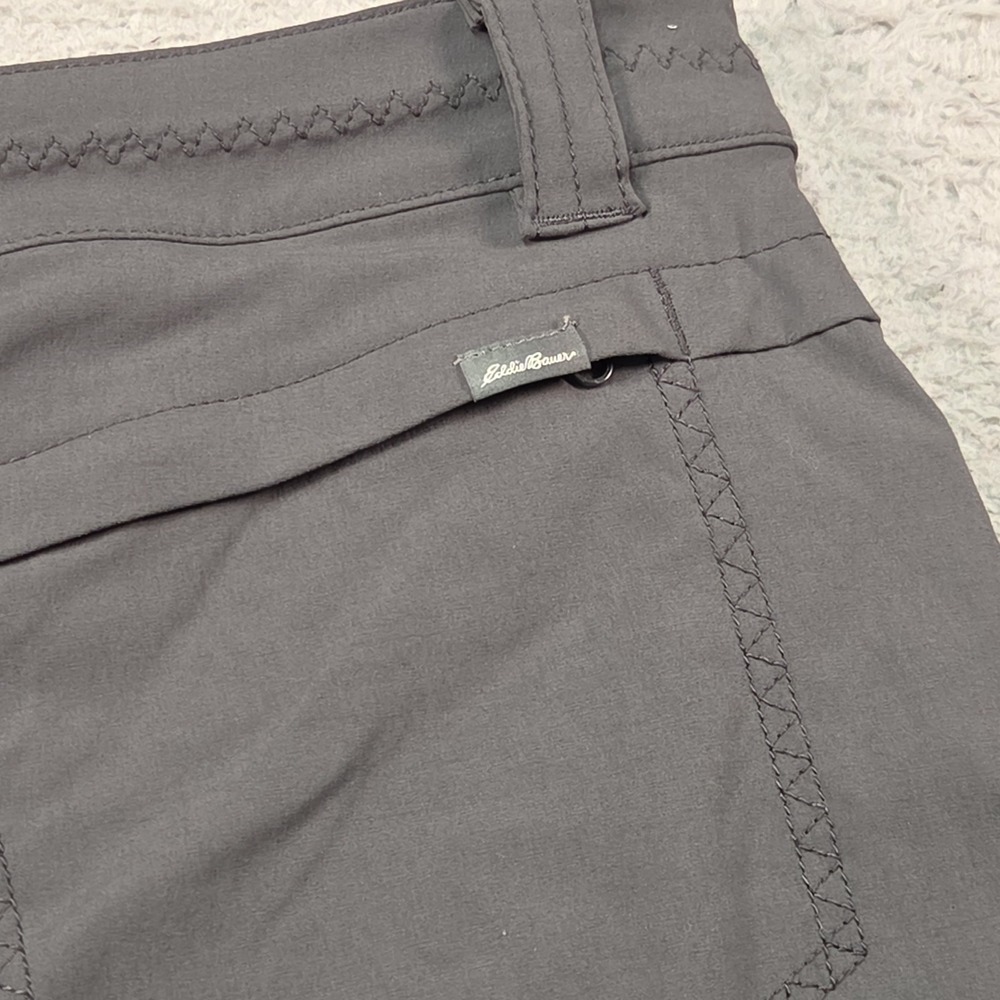 Eddie Bauer Adventurer 2.0 Skort Skirt Womens 10 Gray Stretch Performance Hiking - Picture 8 of 15